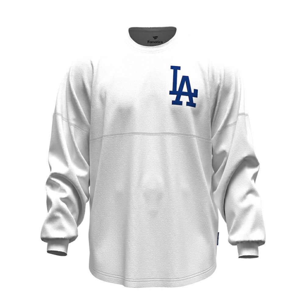 Los Angeles Dodgers Fanatics Women's Baseball Stitch Spirit Jersey Long Sleeve T-Shirt Discount