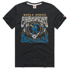 Los Angeles Dodgers x Grateful Dead Homage 2026 Gold Collection Label Tri-Blend T-Shirt for sale
