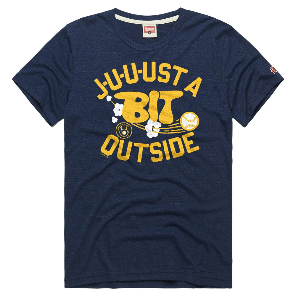 Milwaukee Brewers Homage Tri-Blend Hyperlocal T-Shirt Discount