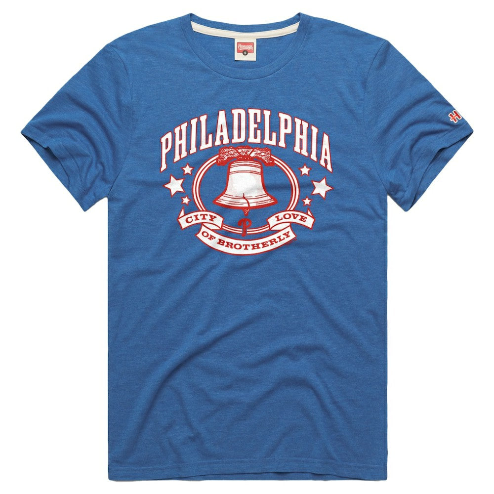 Philadelphia Phillies Homage Tri-Blend Hyperlocal T-Shirt Sale