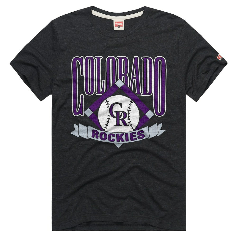 Colorado Rockies Homage Tri-Blend Hyperlocal T-Shirt Online