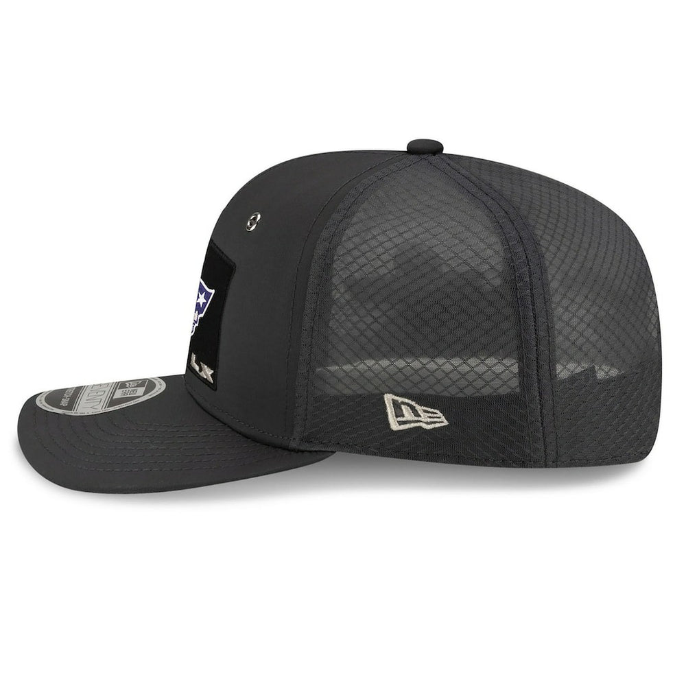 New England Patriots New Era Super Bowl LX Opening Night 9SEVENTY Adjustable Hat - Charcoal - NFL