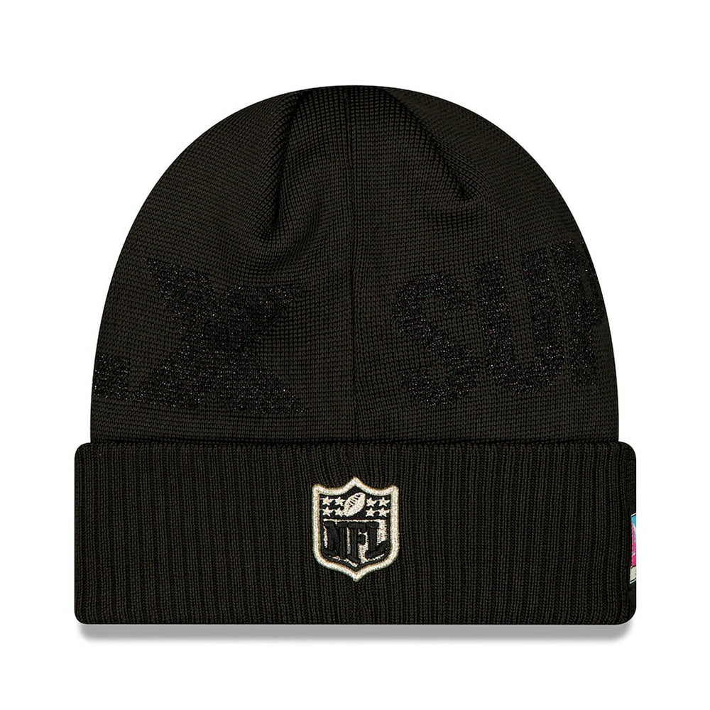 New England Patriots New Era Super Bowl LX Opening Night Cuffed Knit Hat - Black - NFL