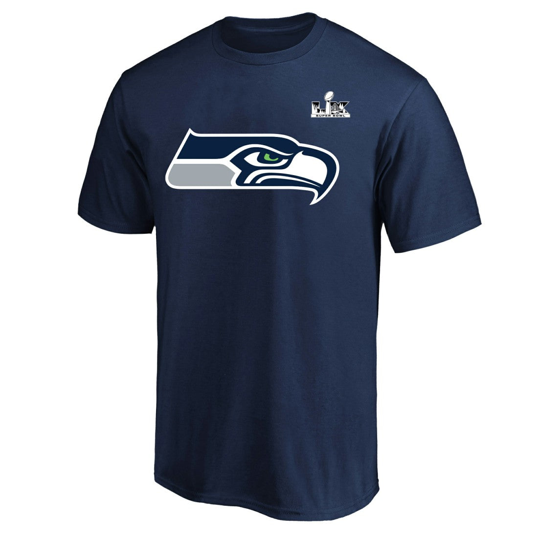 Jaxon Smith-Njigba Seattle Seahawks Super Bowl LX Patch Big & Tall Name & Number T-Shirt - College Navy - Fanatics