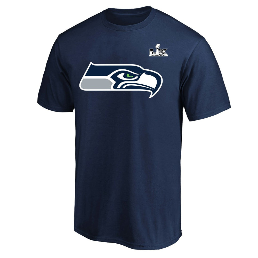 Jaxon Smith-Njigba Seattle Seahawks Super Bowl LX Patch Big & Tall Name & Number T-Shirt - College Navy - Fanatics