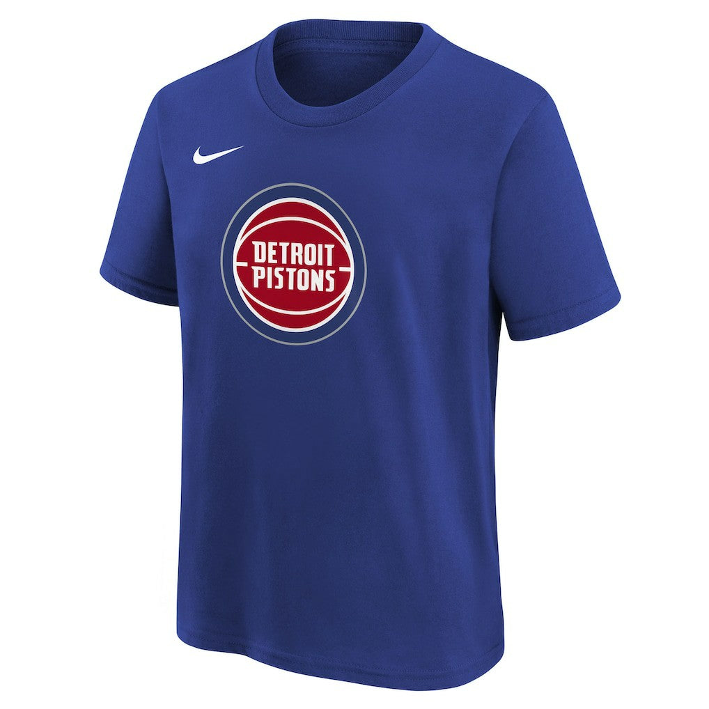 Nike Detroit Pistons Youth Team Essential Logo T-Shirt Blue