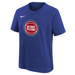 Nike Detroit Pistons Youth Team Essential Logo T-Shirt Blue