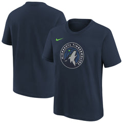 Nike Minnesota Timberwolves Youth Team Essential Logo T-Shirt Navy