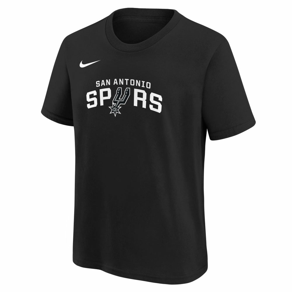 Nike San Antonio Spurs Youth Team Essential Logo T-Shirt Black