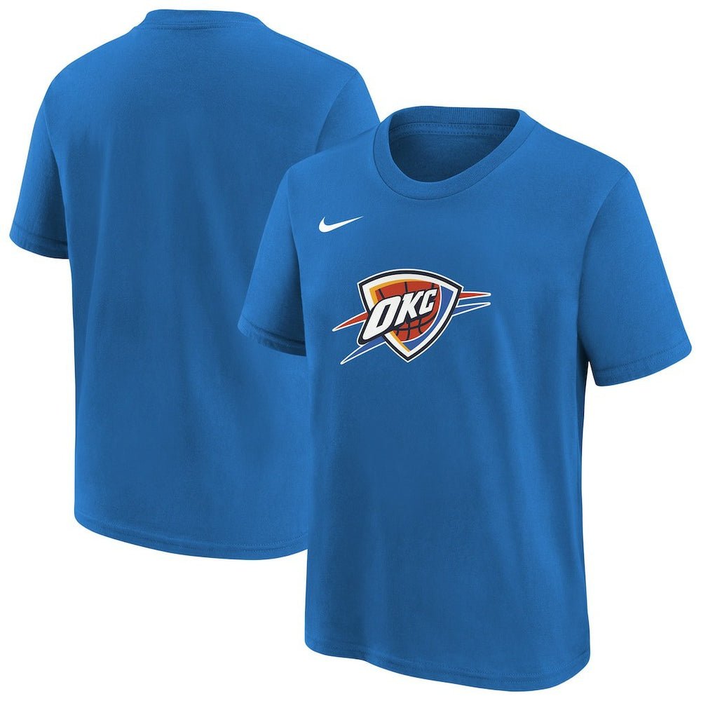 Nike Oklahoma City Thunder Youth Team Essential Logo T-Shirt Blue