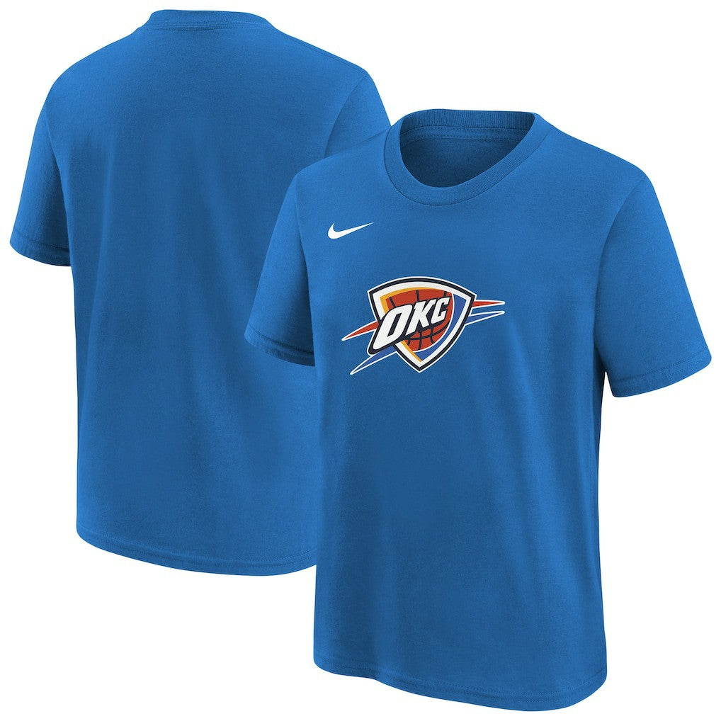 Nike Oklahoma City Thunder Youth Team Essential Logo T-Shirt Blue
