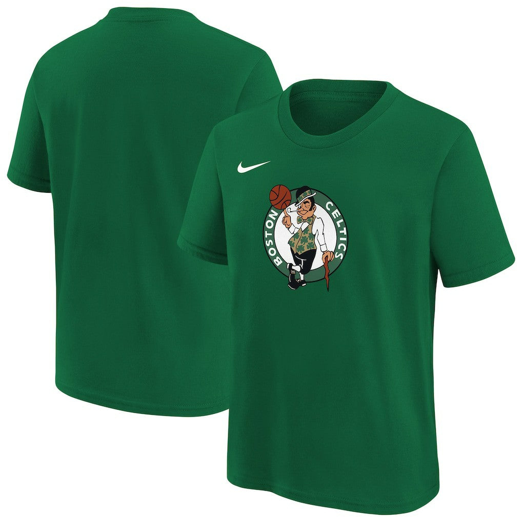 Nike Boston Celtics Youth Team Essential Logo T-Shirt Kelly Green