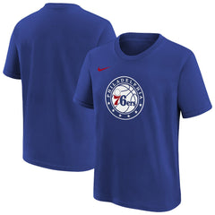 Nike Philadelphia 76ers Youth Team Essential Logo T-Shirt Royal