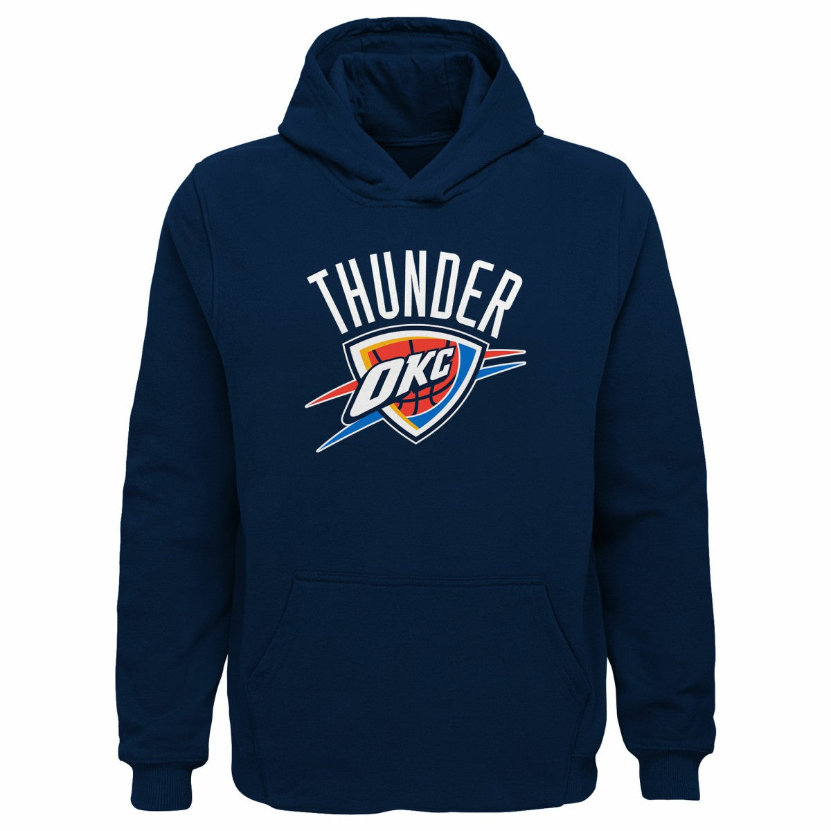 Oklahoma City Thunder Outerstuff Youth Primary Logo Pullover Hoodie Navy