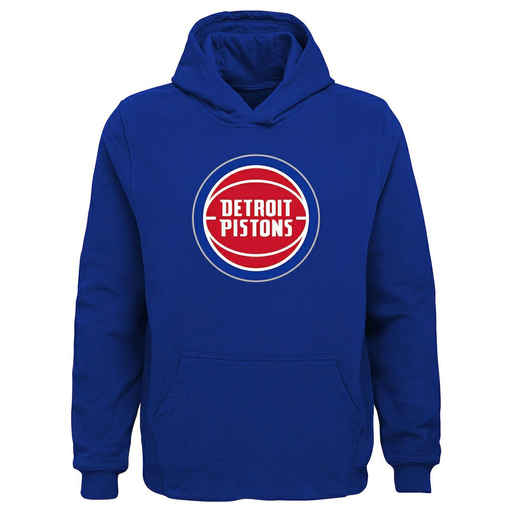 Detroit Pistons Outerstuff Youth Primary Logo Pullover Hoodie Royal