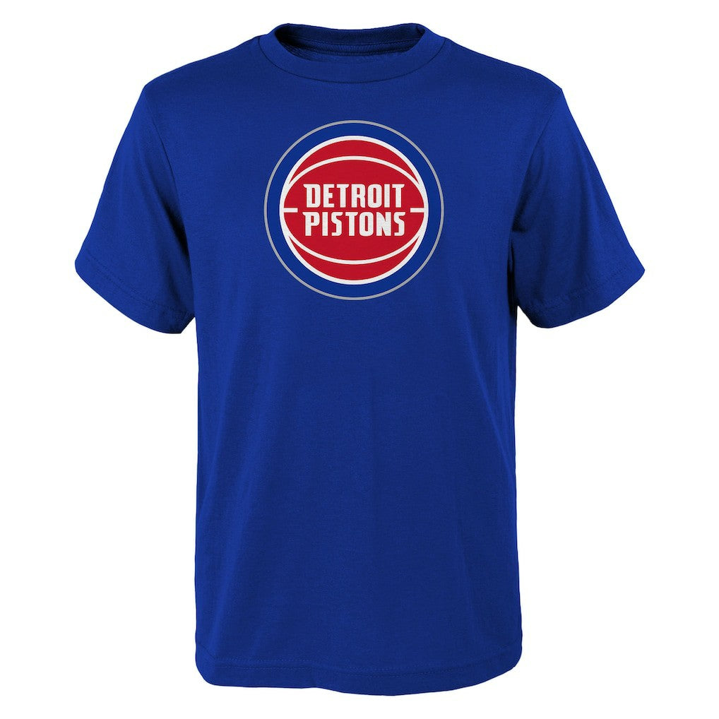 Detroit Pistons Outerstuff Youth Primary Logo T-Shirt Royal