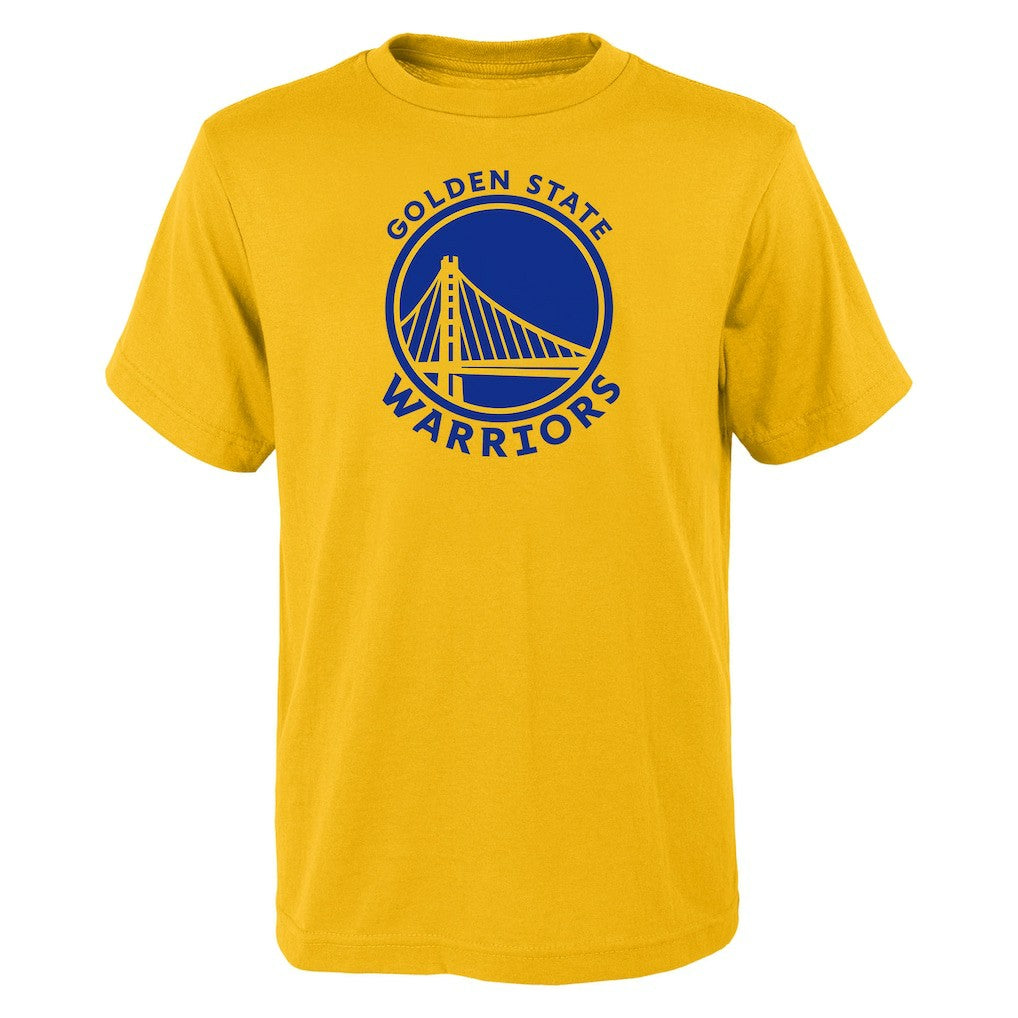 Golden State Warriors Outerstuff Youth Primary Logo T-Shirt Yellow