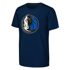 Dallas Mavericks Outerstuff Youth Primary Logo T-Shirt Navy