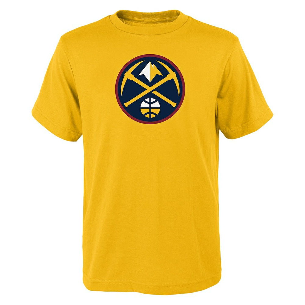Denver Nuggets Outerstuff Youth Primary Logo T-Shirt Yellow