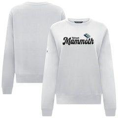 Utah Mammoth Levelwear Women's Yvette Big Script Tri-Blend Sweatshirt - White | NHL discount
