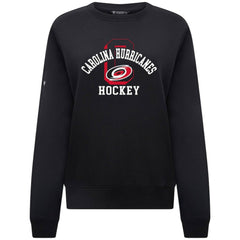 Carolina Hurricanes Levelwear Women's Yvette Limelight Big Letter Sweatshirt - Black | NHL near me