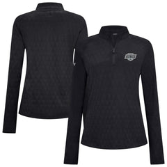 Los Angeles Kings Levelwear Women's Spike Raglan Quarter-Zip Top - Black | NHL Clearance