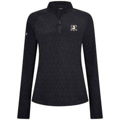 Anaheim Ducks Levelwear Women's Spike Raglan Quarter-Zip Top - Black | NHL discount