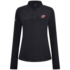 Carolina Hurricanes Levelwear Women's Spike Raglan Quarter-Zip Top - Black | NHL sale