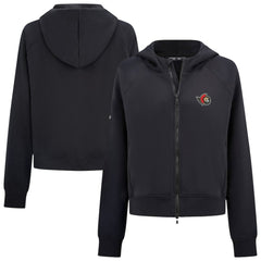Ottawa Senators Levelwear Women's Judd Raglan Full-Zip Hoodie - Black | NHL Clearance