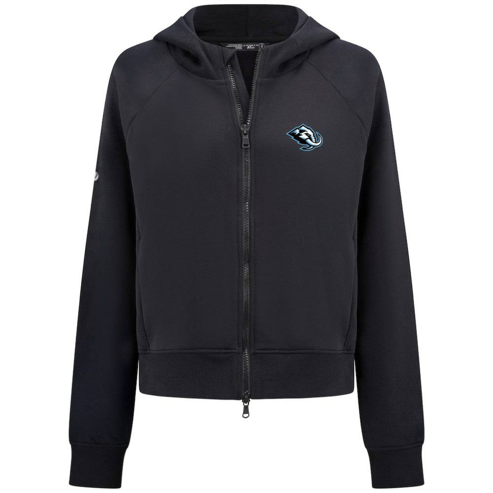 Utah Mammoth Levelwear Women's Judd Raglan Full-Zip Hoodie - Black | NHL on sale