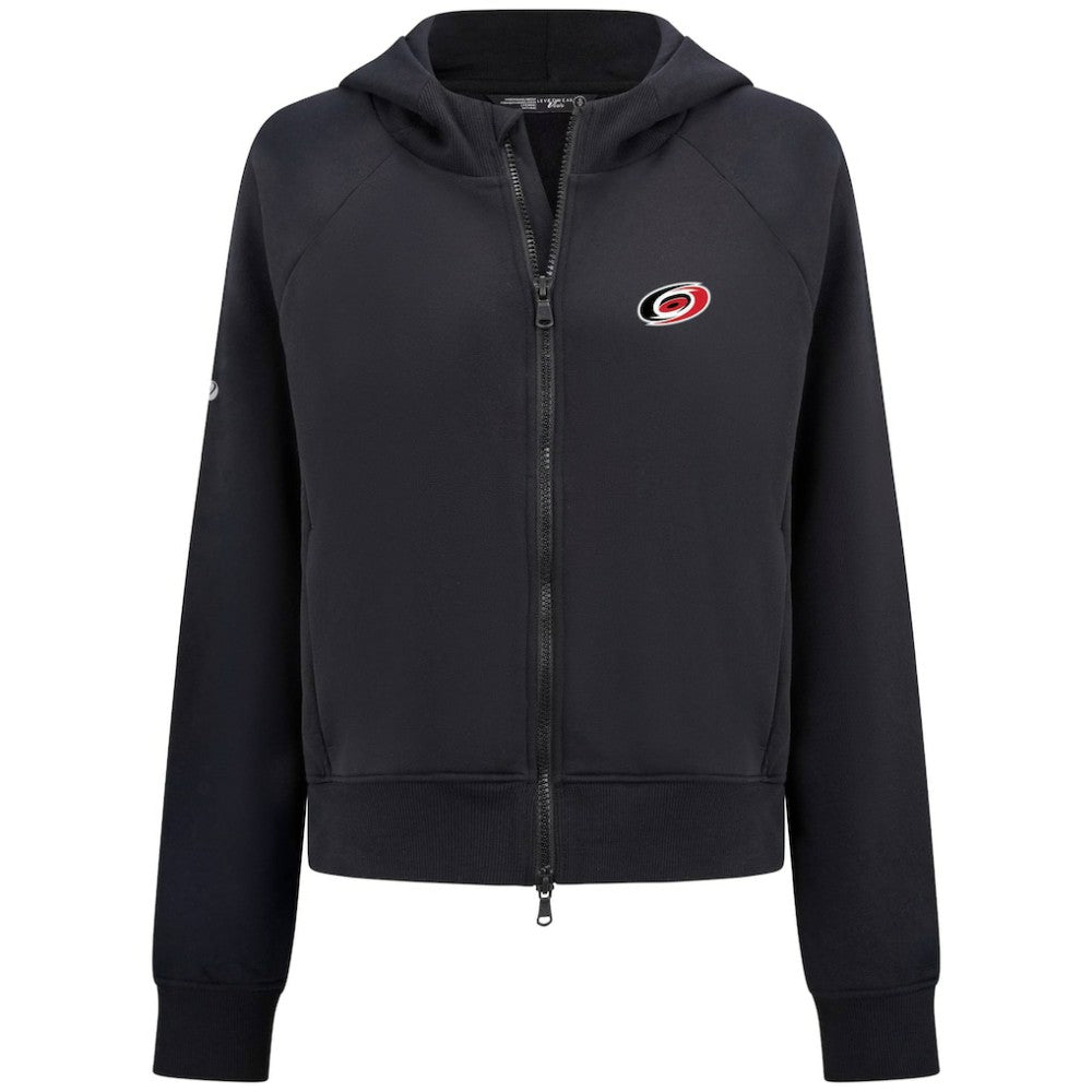Carolina Hurricanes Levelwear Women's Judd Raglan Full-Zip Hoodie - Black | NHL online