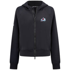 Colorado Avalanche Levelwear Women's Judd Raglan Full-Zip Hoodie - Black | NHL on sale