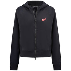 Detroit Red Wings Levelwear Women's Judd Raglan Full-Zip Hoodie - Black | NHL near me