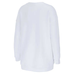 New England Patriots vs. Seattle Seahawks WEAR by Erin Andrews Women's Super Bowl LX Matchup Sweatshirt - White - NFL