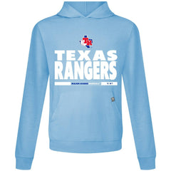 Texas Rangers Levelwear Relay Center Stage Long Sleeve Hooded T-Shirt Online