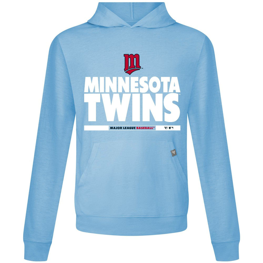 Minnesota Twins Levelwear Relay Center Stage Long Sleeve Hooded T-Shirt for sale