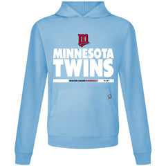 Minnesota Twins Levelwear Relay Center Stage Long Sleeve Hooded T-Shirt for sale