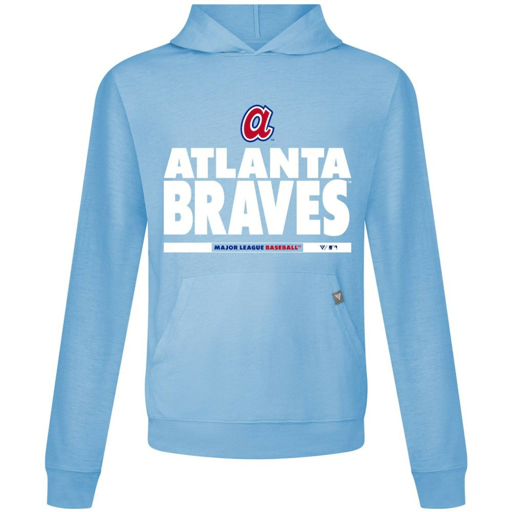 Atlanta Braves Levelwear Relay Center Stage Long Sleeve Hooded T-Shirt Online