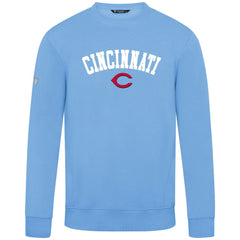 Cincinnati Reds Levelwear Zane Felt Arch Pullover Sweatshirt Discount