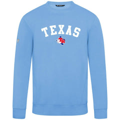 Texas Rangers Levelwear Zane Felt Arch Pullover Sweatshirt Outlet