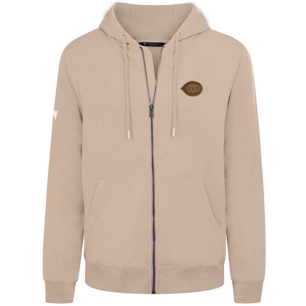 Cincinnati Reds Levelwear Podium Full-Zip Hoodie for sale