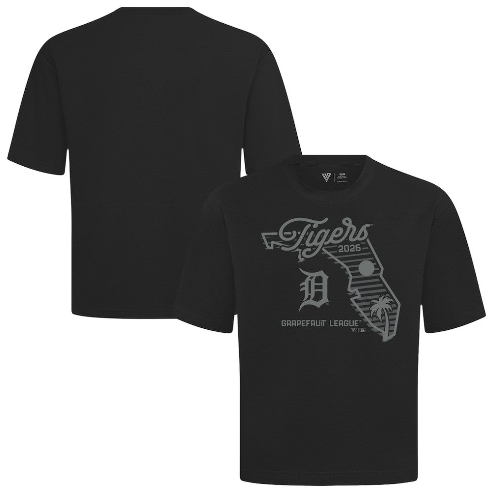 Detroit Tigers Levelwear Sunrise Luxe Signature Knit T-Shirt Sale