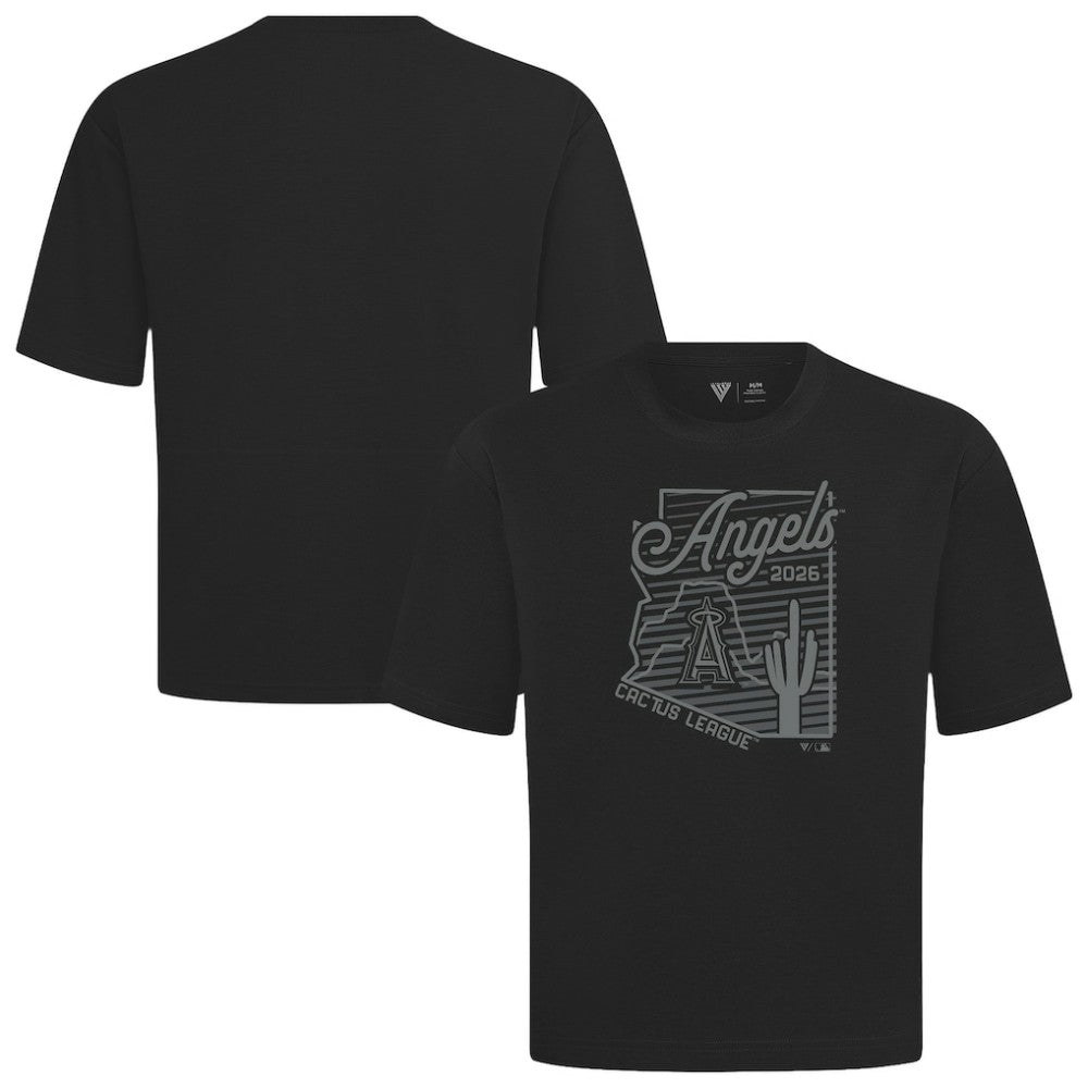 Los Angeles Angels Levelwear Sunrise Luxe Signature Knit T-Shirt for sale