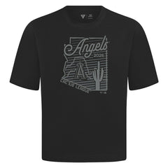 Los Angeles Angels Levelwear Sunrise Luxe Signature Knit T-Shirt for sale