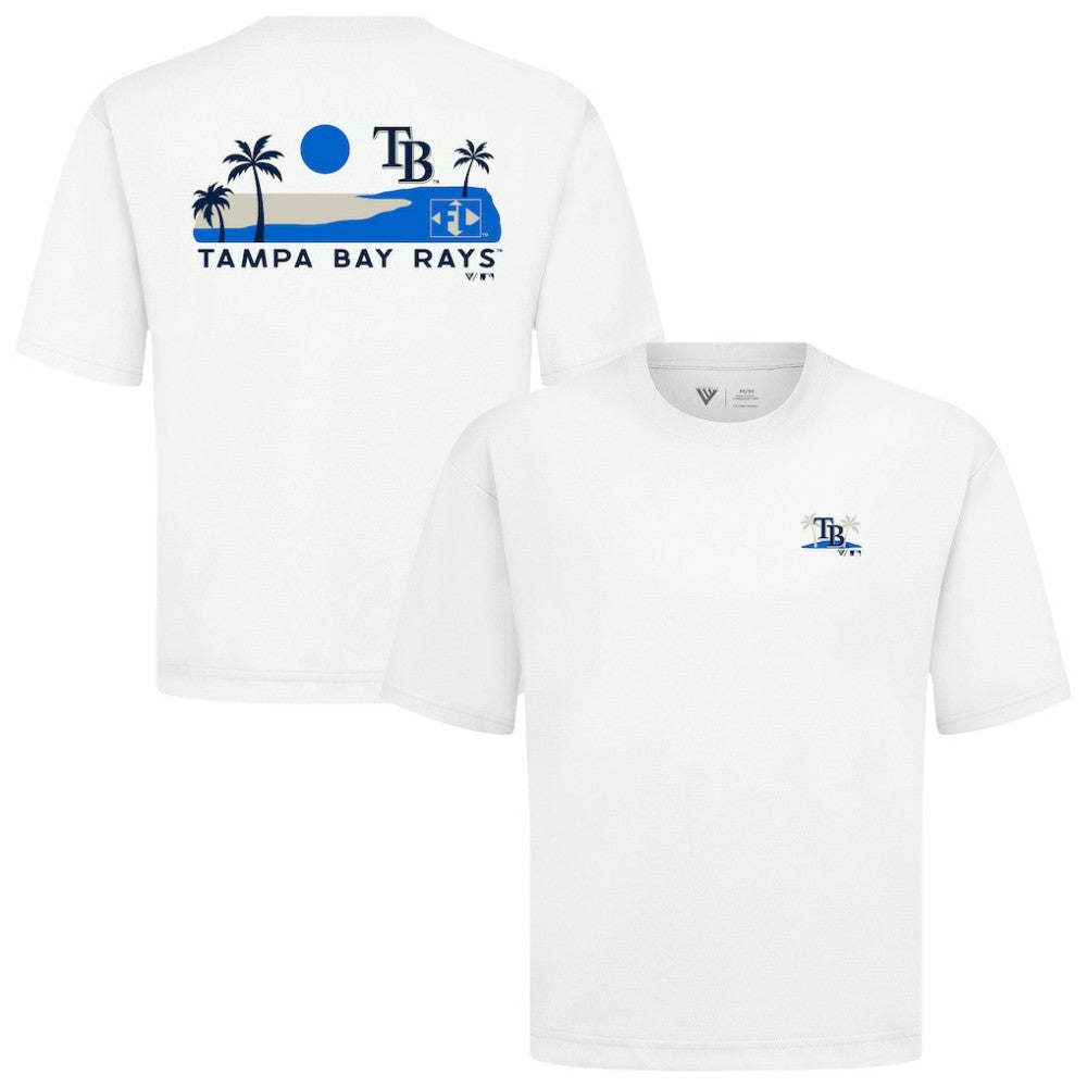 Tampa Bay Rays Levelwear Panoramic Luxe Signature Knit T-Shirt Outlet