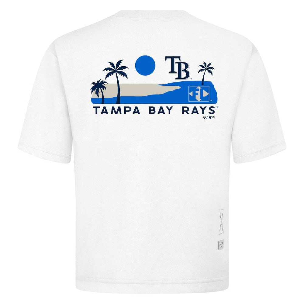 Tampa Bay Rays Levelwear Panoramic Luxe Signature Knit T-Shirt Outlet