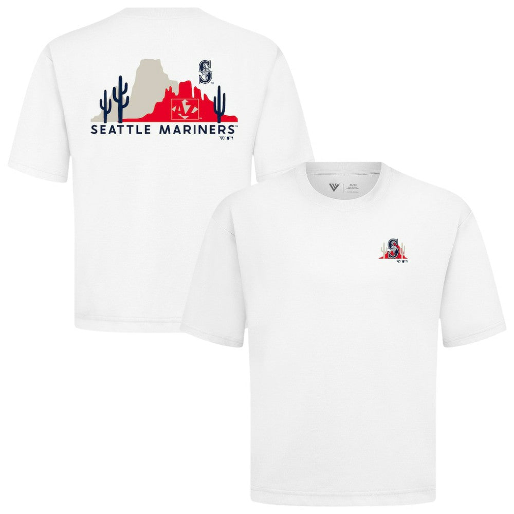 Seattle Mariners Levelwear Panoramic Luxe Signature Knit T-Shirt Discount