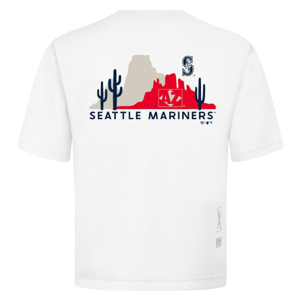 Seattle Mariners Levelwear Panoramic Luxe Signature Knit T-Shirt Discount