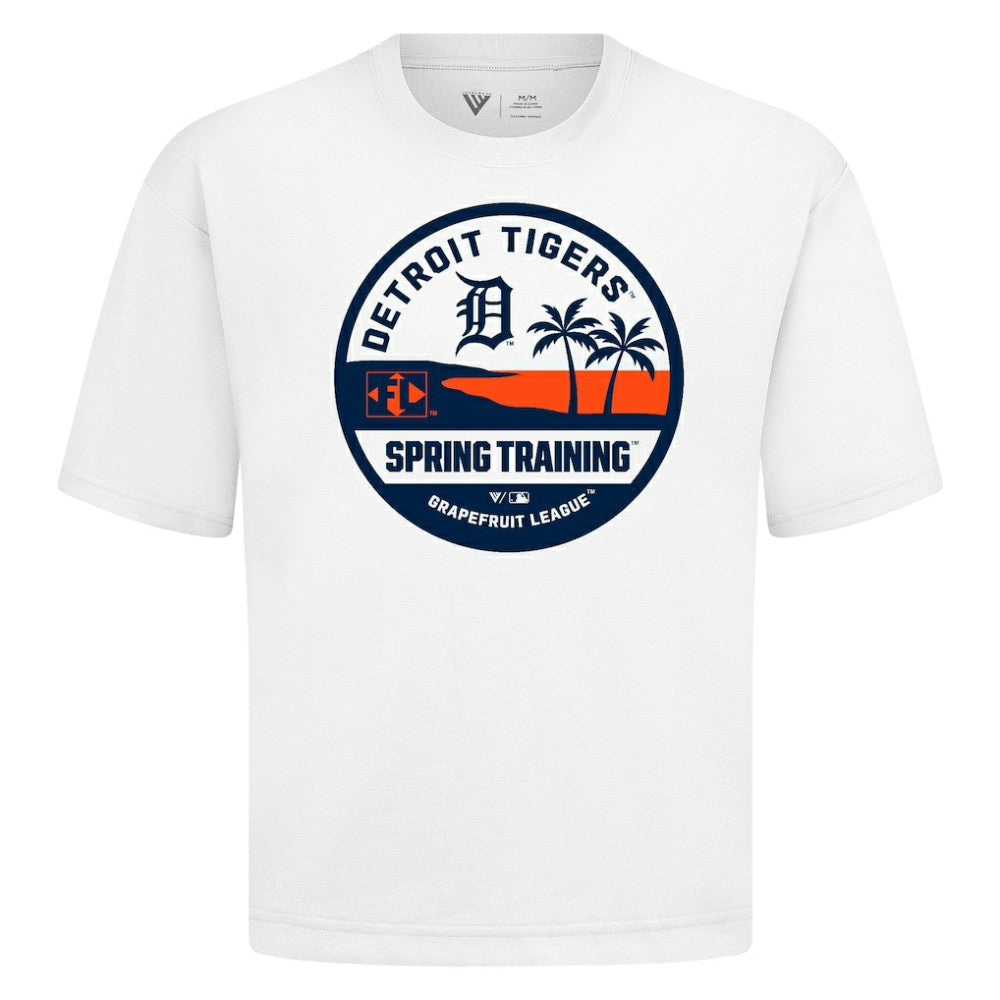 Detroit Tigers Levelwear Spring Training Badge Luxe Signature Knit T-Shirt for sale