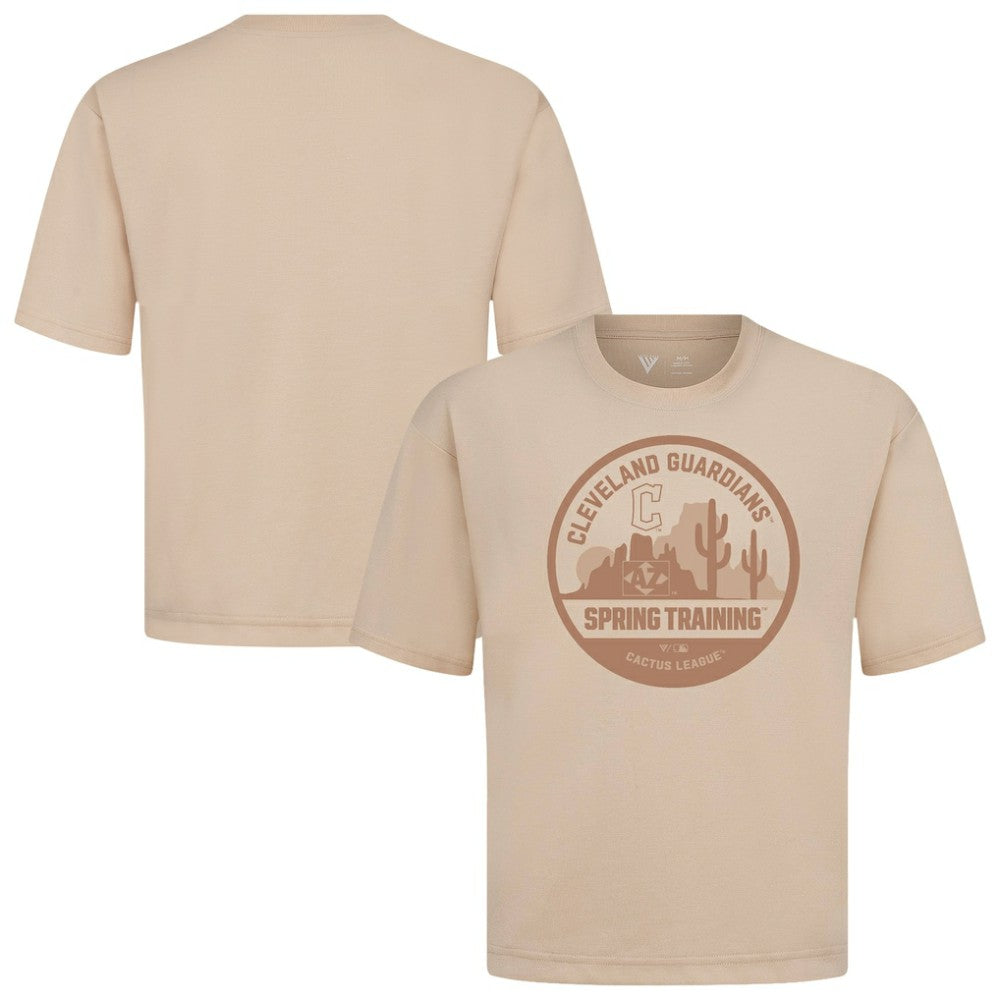 Cleveland Guardians Levelwear Spring Training Badge Luxe Signature Knit T-Shirt Sale